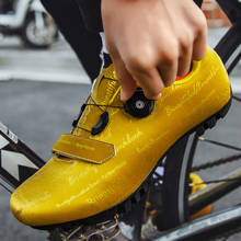 Profissional ao ar livre sapatos de bicicleta mtb homem antiderrapante auto-bloqueio sapatos de bicicleta de estrada sapatos de ciclismo mulher respirável sapatos de corrida 2024 - compre barato