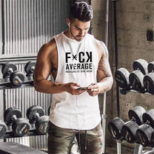 Running Sleeveless Shirt Muscle Vest Gym Tank Top Stringer Fitness Men New Brand Workout Bodybuilding Clothing 2024 - buy cheap