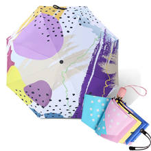 Paraguas plegable automático para niños y niñas, sombrilla de lujo resistente al agua, Anti UV, para la lluvia, estilo Anime 2024 - compra barato