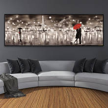 Pinturas en lienzo de paisaje de estilo francés abstracto, carteles e impresiones, imagen artística de pared para decoración del hogar de la sala de estar 2024 - compra barato