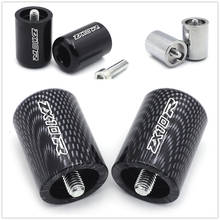 Grip Bar End Slider Kit for Kawasaki 2006-2007 Ninja ZX14  ZX-10R ZX10RZZR600 Aftermarket Free Shipping Motorcycle Parts Carbon 2024 - buy cheap