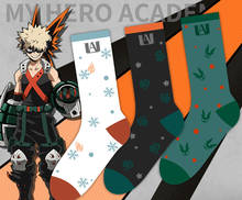 Meias para cosplay de my hero academia, meias de izuku midoriya bakugou katsuki todoroki, adereços para mulheres e homens, meias de natal 2024 - compre barato