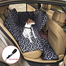 Pet Dog Car Seat covers Oxford Fabric Paw Cover mat Dog Carrier Car Back Seat Waterproof Hammock Cushion Protector dog travel 2024 - buy cheap