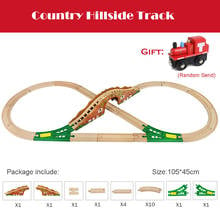 All Kinds Racing Track Set Toys Wooden Train Track Wood Train Railway Parts Compatible with Biro All Brands Train Toys for Kids 2024 - buy cheap