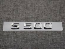 Chrome Number Letters Trunk Emblem Badge Emblems Badges for Mercedes Benz S500 2024 - buy cheap