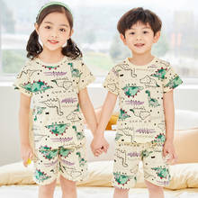 New Summer Baby Clothes Suit Boys Girls Cartoon T-Shirt Shorts 2pcs/set Toddler Casual Clothing Kids Children Dinosaur Pajamas 2024 - buy cheap