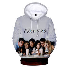 U.S. Classical TV series Friends 3d Hoodie Women Men Boys Girls Long Sleeve Hoodies Sweatshirt Friends Letter Print Jacket Coat 2024 - buy cheap