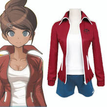 Disfraz de Danganronpa V3 para mujer, uniforme asahina aoi, traje de Anime, abrigo/chaleco/pantalones cortos para Halloween, novedad 2024 - compra barato
