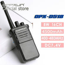 Oppxun OPX-D518 walkie talkie portátil cb presunto em dois sentidos rádio de longa distância à espera durável transceptor para a caça rastreador segurança 2024 - compre barato