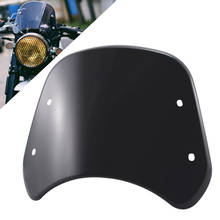Motorcycle Retro Windshield Instrument Visor Wind Deflector Protector For Benelli Leoncino 250 500 Trail Black 2024 - buy cheap
