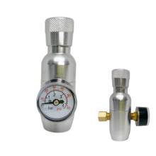 Injetor de co2 compacto premium regulado, 0 a 60 psi, corpo de alumínio anodizado 2024 - compre barato