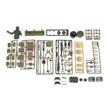 Tanque Henglong para 1/16, 3898-1 USA Sherman M4A3 RC, tanque de plástico, soldado, accesorios, bolsa de piezas 2024 - compra barato