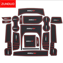 ZUNDUO Anti-Slip Gate Slot Cup Mat For Geely Coolray SX 11 Proton X50 Door Groove Non-slip Pad Accessories 2024 - buy cheap