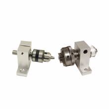 Motor de husillo CNC 775, Portabrocas de eje giratorio, 65mm, altura de contrapunto de actividad, 42mm, para máquina CNC DIY 2024 - compra barato