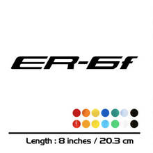 new Motorcycle sticker bike Fuel tank Wheels helmet Fairing MOTO car accessories reflective sign decal For Kawasaki ER-6F ER6F 2024 - buy cheap