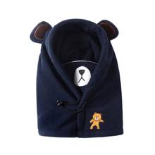 Doitbest veludo 4 to10 anos meninas meninos beanies urso dos desenhos animados chapéu de inverno evitar nevoeiro poeira grosso criança gorro crianças earflap bonés 2024 - compre barato