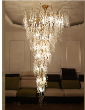 European-style staircase chandelier French luxury art money tree branch crystal duplex villa restaurant pure copper atmospheric 2024 - buy cheap