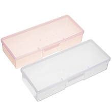 For Nail Gadgets Storing Boxes Transparent Manicure Tool Nail Art Empty Container Storage Box Organizer Plastic 2 Colors 2024 - buy cheap