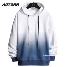 Gradient Color Hoodies Men Sweatshirts 2022 New Long Sleeve Hip Hop Streetwear Male Pullover Sportswear Hoody Sweatshirt Clothes 2024 - buy cheap