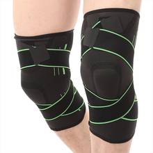 Winter Pressurized Fitness Running Cycling Bandage Knee Support Braces Elastic Nylon Sports Compression Pad Sleeve Keep warm 2024 - buy cheap