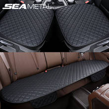 Car Accessories Car Seat Covers PU Leather Auto Seat Cushion Mat Breathable Car Front Rear Back Seat Cover Universal Car Cushion 2024 - buy cheap