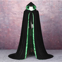 Black And Green Weddin Wedding Outdoor Jackets Vintage Cloak Capes Women Bridal Hooded Wedding Bridal Accessories wedding cloak 2024 - buy cheap