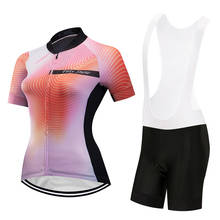 2022 conjuntos de calções de ciclismo da bicicleta da mulher vestido skinsuit terno triathlon uniforme roupas kits maillot roupas mtb 2024 - compre barato