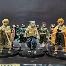 Demon Slayer Kimetsu no Yaiba Kamado Tanjirou Nezuko Hashibira Inosuke Agatsuma Zenitsu PVC Action Figure Collection Model Toys 2024 - buy cheap