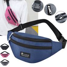 Waist Bag Women Three Zipper Pocket Fashion Men Chest Handbag Unisex Fanny Pack Ladies Pink Waist Pack Belly Bags Purse 2024 - buy cheap