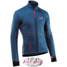 Мужская теплая флисовая куртка Northwave, велосипедная верхняя одежда из горного Джерси, одежда для триатлона, зима 2019 2024 - купить недорого
