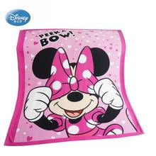 Disney arco bonito minnie mouse macio cobertores de bebê jogar no sofá de cama 117x152cm crianças meninas presente 2024 - compre barato