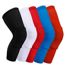 2Pcs Breathable Sports Football Basketball Knee Pads Honeycomb Knee Brace Leg Sleeve Calf Compression Knee Support Protection 2024 - buy cheap