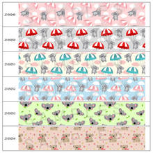 10yards Cute Koala Design Grosgrain Ribbon For Hair Bows DIY Crafts Handmade Accessories 2024 - buy cheap