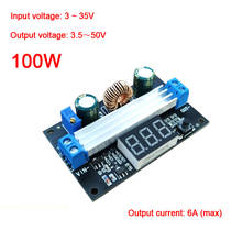 Dymb-conversor de voltagem impulsionadora, 96% w, 100 v-35v a 3.0v-50v, 5v, 6v, 12v, 15v, 19v, 24v, 36v e 48v módulo de brinquedo 2024 - compre barato