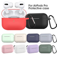 Luxury Earphone Case For Apple AirPods Pro 2019 Wireless Bluetooth Earphones Case For AirPods Pro Shockproof Cover with Keychain 2024 - buy cheap