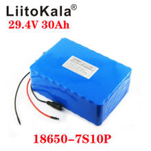 Аккумулятор для электровелосипеда LiitoKala, литиевая батарея 29,4 в 10 Ач 20 Ач 30 Ач 40 Ач 24 в 250 Вт 350 Вт 500 Вт 750 Вт 2024 - купить недорого