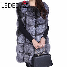 Streetwear New Autumn Fashion Furry Gilet Faux Fur Coats Women Fluffy Top Slim Ladies Winter Fur Jacket Luxury Fake Fur Coat 5XL 2024 - buy cheap