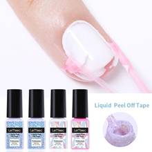 Lemooc 8ml Anti-freezing Peel Off Nail Art Latex Cuticle Guard pink Cuticle Protector Nail Polish Nail Art Latex 2024 - buy cheap