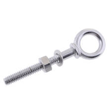 304 Stainless Steel Long Lifting Eye  With Nut And Washer M4X40mm 2024 - buy cheap