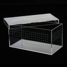 Acrylic Reptile Terrariums Plant Feeding Tank for Lizard Insect Spiders Breeding Box Transparent 2024 - buy cheap