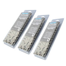 Anti-rust Silver Electroplated 116 Links 6-7-8/9/10 Speed MTB Mountain Road Bike Chain Bicycle Parts 2024 - buy cheap