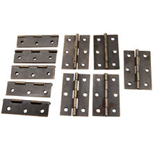 60MM 10PCS Antique Bronze Cabinet Hinges Furniture Accessories Drawer Hinges for Jewelry Boxes Furniture Fittings for Cabinets 2024 - buy cheap