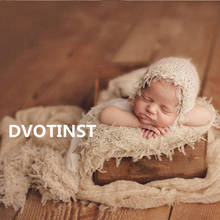 Dvotinst Newborn Photography Props Baby Girls Boys Mohair Bonnet Cute Mini Hat Fotografia Accessorio Studio Shoots Photo Props 2024 - buy cheap