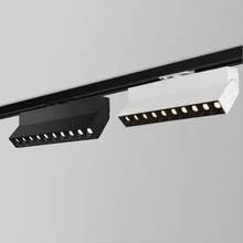 Pode ser escurecido 6 w 12 20 led faixa iluminação recesso lâmpadas de teto led ferroviário spotlight AC85-265V branco preto alumínio loja em casa lojas 2024 - compre barato
