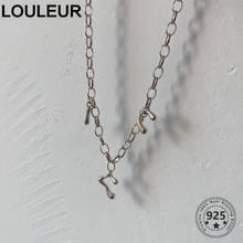 Lolleur colar irregular 925 prata esterlina, pingente de corrente, colar para mulheres, prata 925, jóias finas, amuletos no pescoço 2024 - compre barato