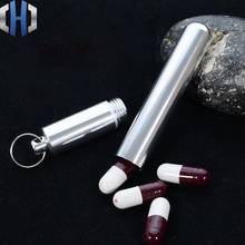 New Portable Aluminum Alloy Toothpick Holder Sealed Waterproof Warehouse Mini Bottle Slim Toothpick Fruit Sign Metal Pill Box 2024 - buy cheap