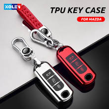 Soft TPU Car Remote Key Case Cover Holder Shell Fob For Mazda 2 3 6 Axela Atenza CX-5 CX5 CX-7 CX-9 CX-4 CX-3 2014-2017 Keychain 2024 - buy cheap