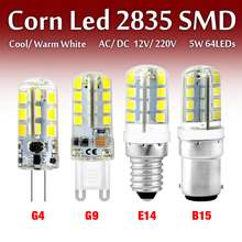 4Pcs G4 G9 led corn lamp B15 AC220V 2835 3w 5w 7w 8w 9w LED Crystal Candle Replace 20-40W halogen lamps Christmas light bulb 2024 - buy cheap