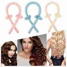 Heatless Curling Rod Headband Curls Silk Ribbon Soft Wave Formers Lazy Curler Hair Rollers SleepingWomen Hair Styling Tools 2024 - buy cheap