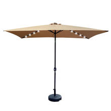 Outdoor Patio Umbrella 10 Ft x 6.5 Ft with Crank Weather Resistant UV Protection Water Repellent Durable 8 Ribs with Push Butto 2024 - buy cheap